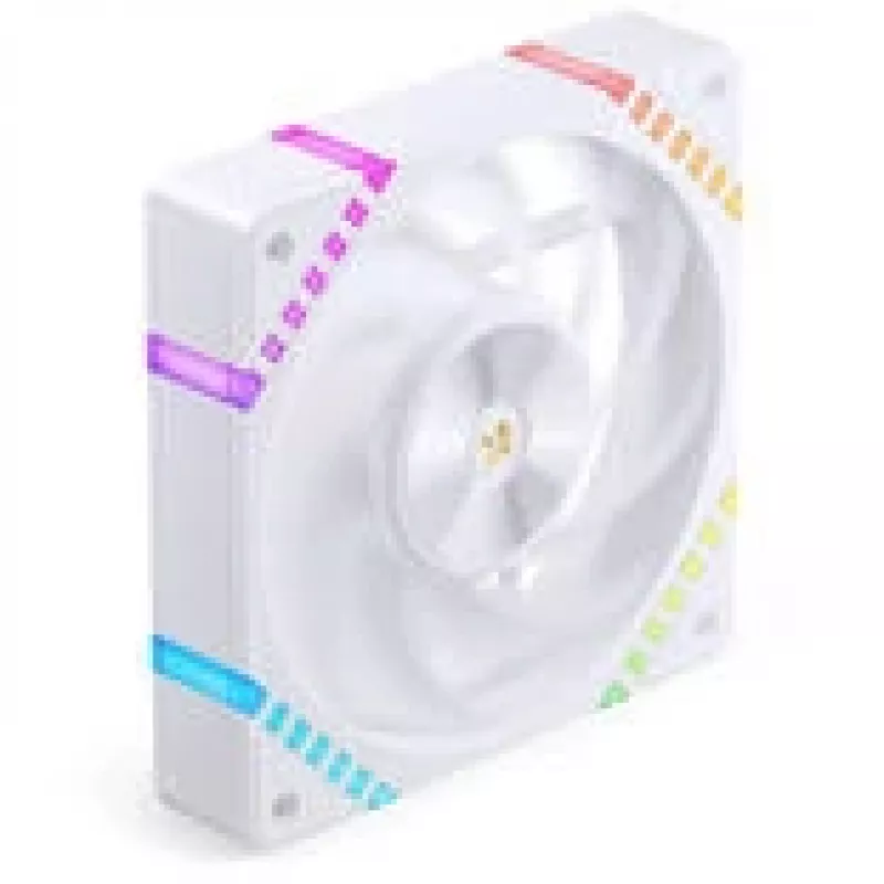 Ventilador de caja ARGB PWM de 120 mm Jonsbo HF2-120 Blanco – 120 mm, PWM, ARGB