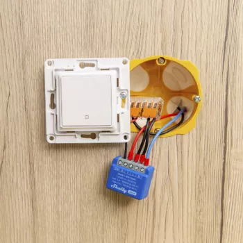 Interruptor inteligente Shelly 1 Mini Gen4 1P inalámbrico 110–240 V 50–60 Hz 1,2 W Bluetooth Wi‑Fi ZigBee 34×16×29 mm
