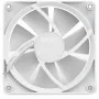 Ventilador de carcasa NZXT F120 RGB 120 mm blanco, 4 pines, 1800 rpm, 50,18 CFM, 18 LED