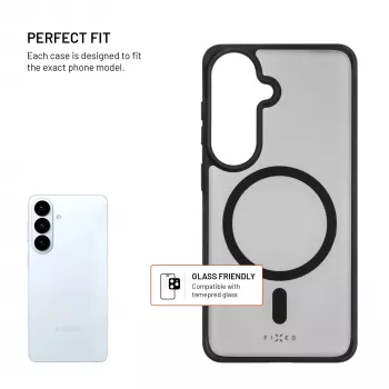 Fixed MagMisty | Funda trasera | Samsung | Galaxy S26 | Policarbonato/TPU | Negro