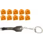 Bloqueador de puerto ShiverPeaks 08-01035 RJ-45 naranja llave de seguridad