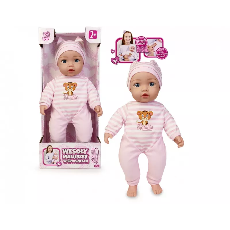 Muñeca bebé Artyk Natalia 45 cm – muñeca de cuerpo blando, tamaño 45 cm