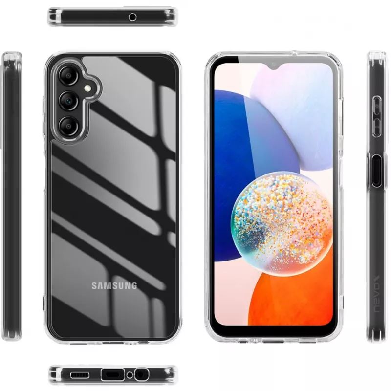 StyleShell SHOCKFlex, funda para móvil transparente, Samsung Galaxy A15 5G / A15 4G