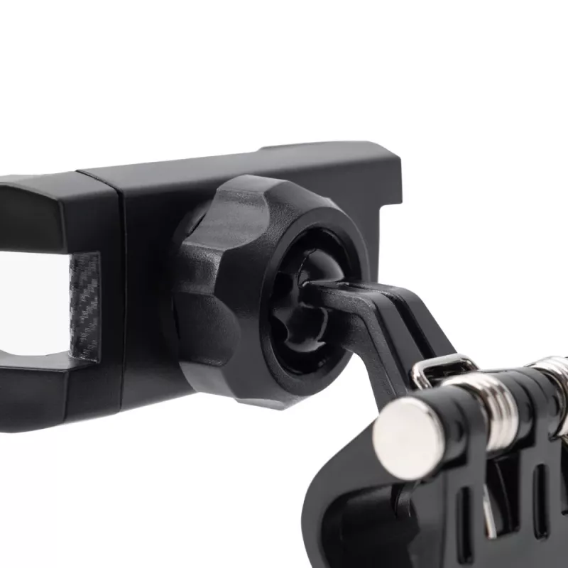 Soporte para teléfono Tellur TLL171261 — soporte universal compacto de ángulo ajustable para coche y mesa, negro