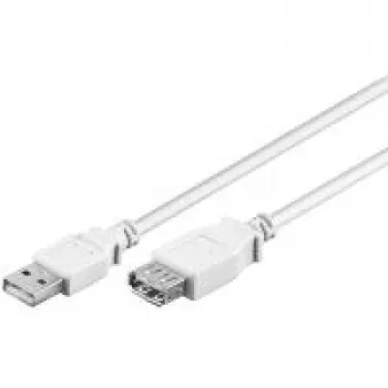 Cable USB 2.0 A M/H Goobay 96196 0,3 m blanco