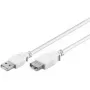Cable USB 2.0 A M/H Goobay 96196 0,3 m blanco