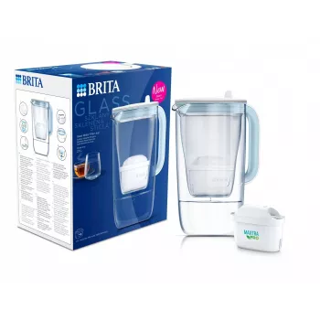 Filtro de agua de mesa BRITA 1050452, MAXTRA, depósito de 2,5 L (1,4 L filtrados), azul/blanco