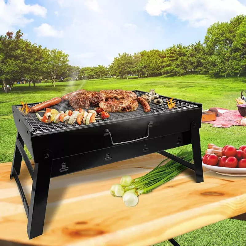 Maletín de barbacoa plegable 43x29x22 cm Maestro MR-1010
