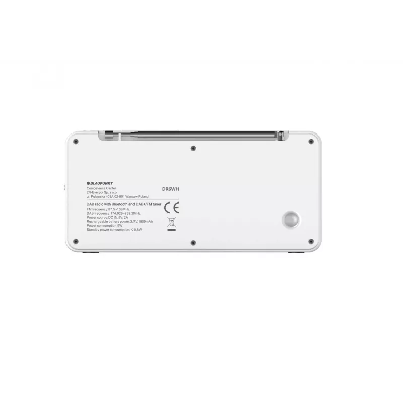 Radio portátil Blaupunkt DR6WH blanca