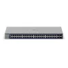 Switch Gigabit Ethernet gestionado Netgear GS752TX, 48x RJ-45 10/100/1000, soporte 10G, rack 1U, gris