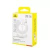 Baseus Gem Cable de carga rápida USB a IP 2.4A 2 m Blanco