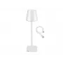 Lámpara de mesa recargable Beper P201UTP102, interruptor táctil, 2 W