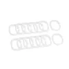 Cortina de ducha Beldray LA028268LGRYUFFEU7 Antibac gris – cortina de baño antibacteriana, tamaño estándar