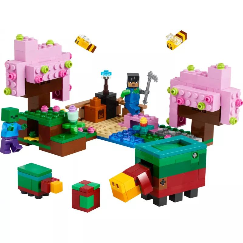 Lego 21260 Minecraft Jardín de Cerezos en Flor, set de juego