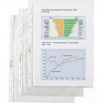 Funda Rexel - Economy, transparente, 175 mm, 220 mm, 22 mm