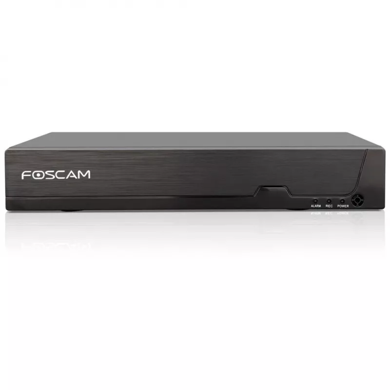 Grabador de vídeo en red FOSCAM FN9108HE 8 canales 5MP POE NVR negro