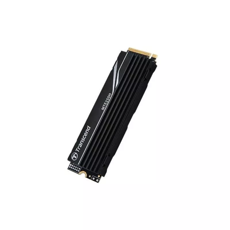 Unidad SSD Transcend 1 TB M.2 2280 PCIe Gen4x4 NVMe con DRAM y disipador de metal