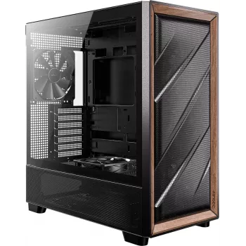 Antec 0-761345-10133-2 Caja de ordenador Torre Midi negra madera
