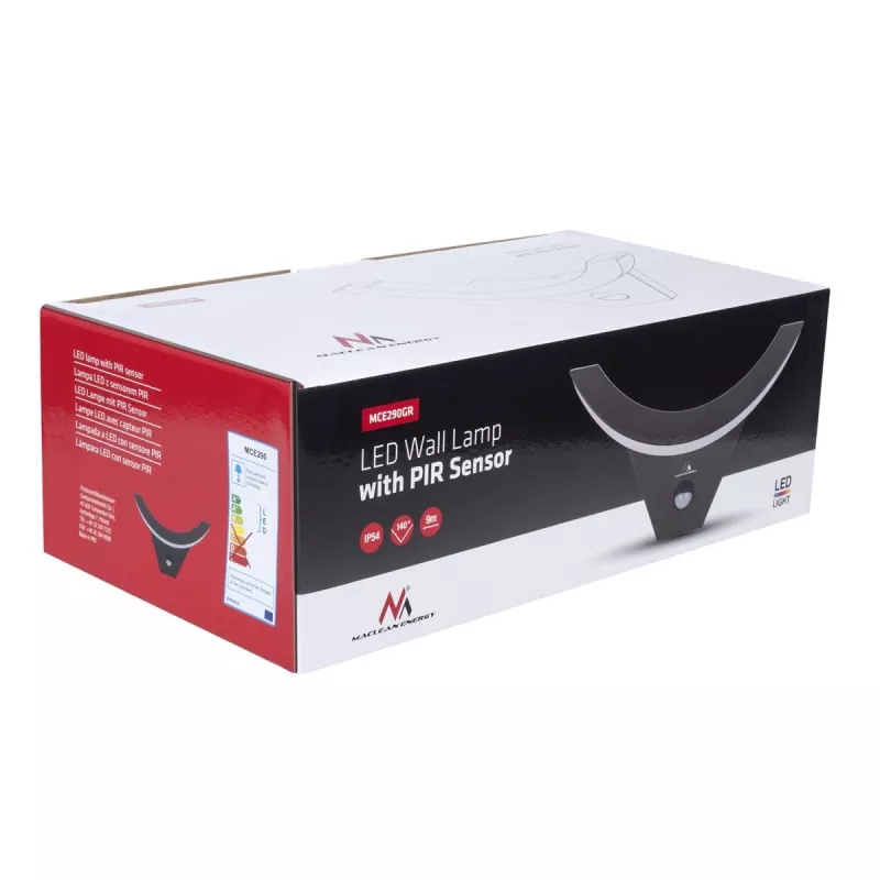 Lámpara de mesa MACLEAN MCE290GR LED infrarrojo 800 lm, fuente de luz ajustable