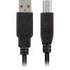 Cable USB 2.0, conector macho USB-A > conector macho USB-B (negro, 2,0 metros)