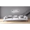 Lámpara de pared LED ActiveJet AJE-CAMELIA NW — 2400 lm, 4000 K, 16 W, negra, 1580×120×65 mm, IP20