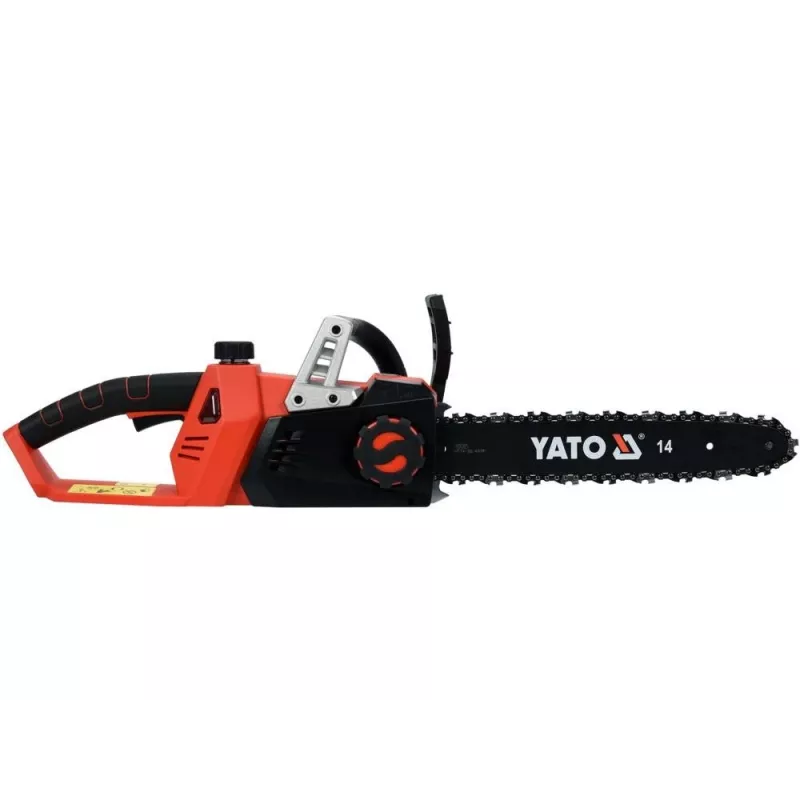 Motosierra Yato YT-82812 4500 rpm, negra, roja