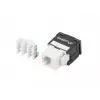 Módulo keystone sin herramientas Lanberg RJ45->LSA 180° UTP Cat.5e (KSU5-2000)