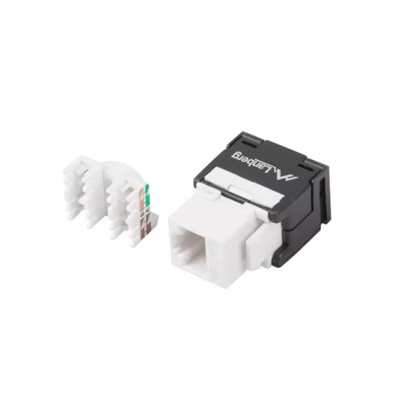 Módulo keystone sin herramientas Lanberg RJ45->LSA 180° UTP Cat.5e (KSU5-2000)