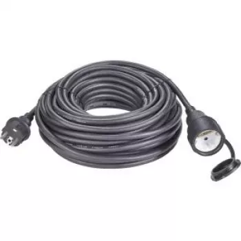 Cable alargador Renkforce 1384363 con conector macho Schuko de 16 A y conector hembra Schuko