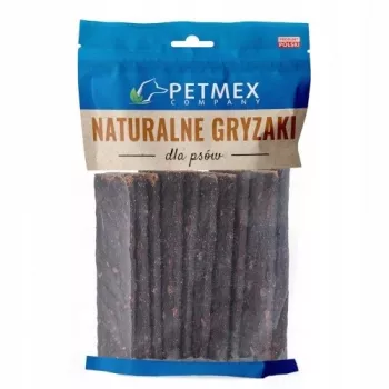 Snacks para perros PETMEX Wild Boar Stripes 200 g — tiras masticables hipoalergénicas de caza, proteína 37,9 %, grasa 23,4 %
