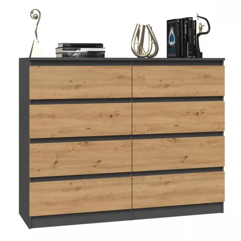 Cómoda Topeshop M8 120 ANT/ART KPL