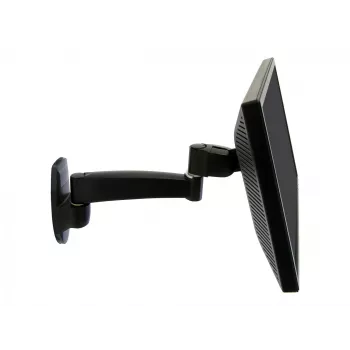 Ergotron 200 Series - kit de montaje (brazo de pared) - para monitor - 1 prolongador - acero - negro - tamaño de pantalla: hasta 81,3 cm (hasta 32 pulgadas)