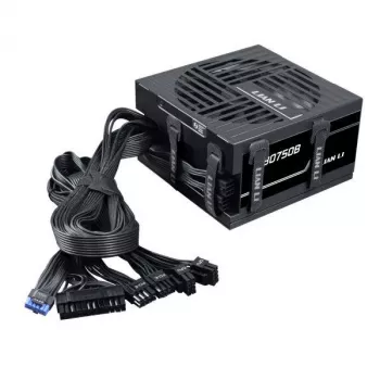 Fuente de alimentación Lian Li RB0750B.B 750 W ATX 24 pines, 80 PLUS Bronze, ventilador de 135 mm, negro