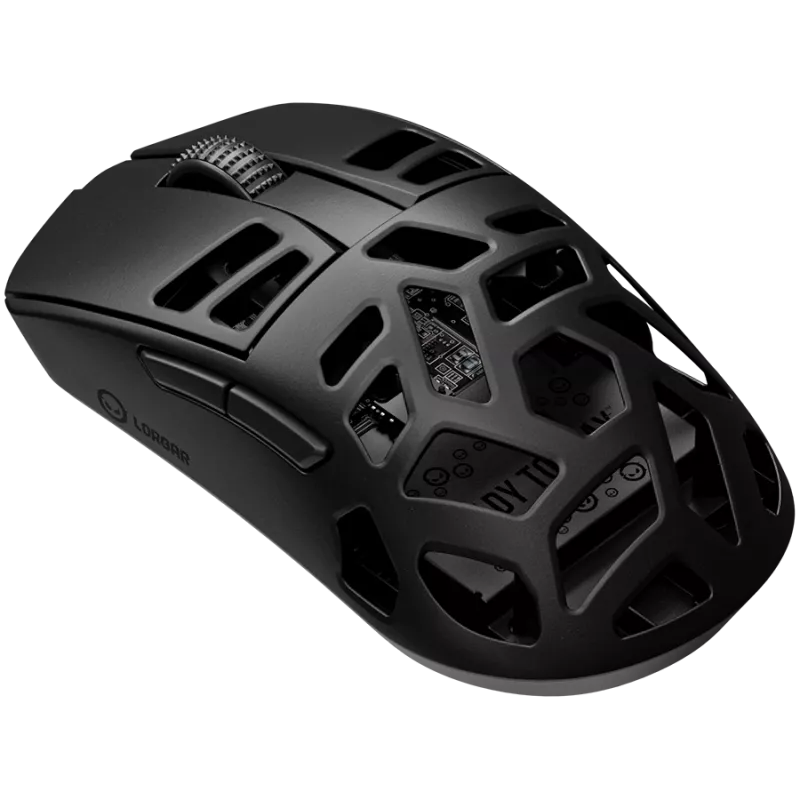 LORGAR MSE90W, aleación de magnesio ratón gaming inalámbrico Elite, negro