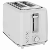 Tostadora eléctrica, blanca, 220-240V, 50-60Hz, 920-1080W, 2 ranuras, 3 modos, 7 niveles de tostado