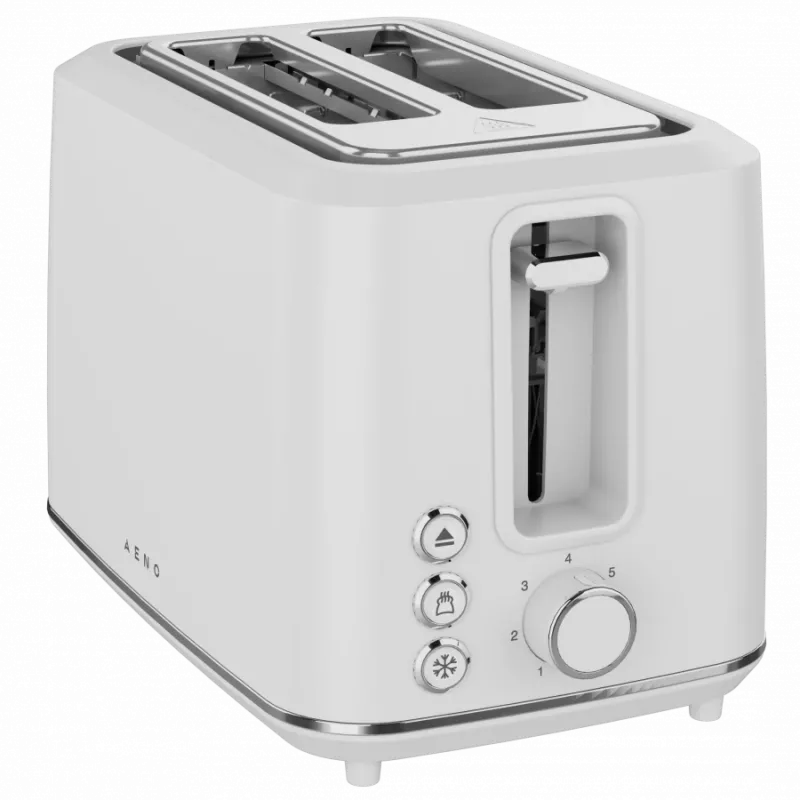 Tostadora eléctrica, blanca, 220-240V, 50-60Hz, 920-1080W, 2 ranuras, 3 modos, 7 niveles de tostado