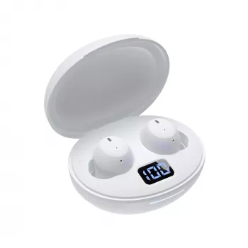 Auriculares inalámbricos White Shark GEB-TWS-02 Vortex blancos
