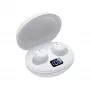 Auriculares inalámbricos White Shark GEB-TWS-02 Vortex blancos