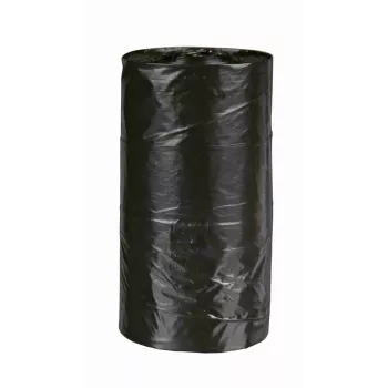 Bolsas para excrementos Trixie Poop Bags 2332, plástico, negro, 4 rollos × 20 uds. (80 bolsas)