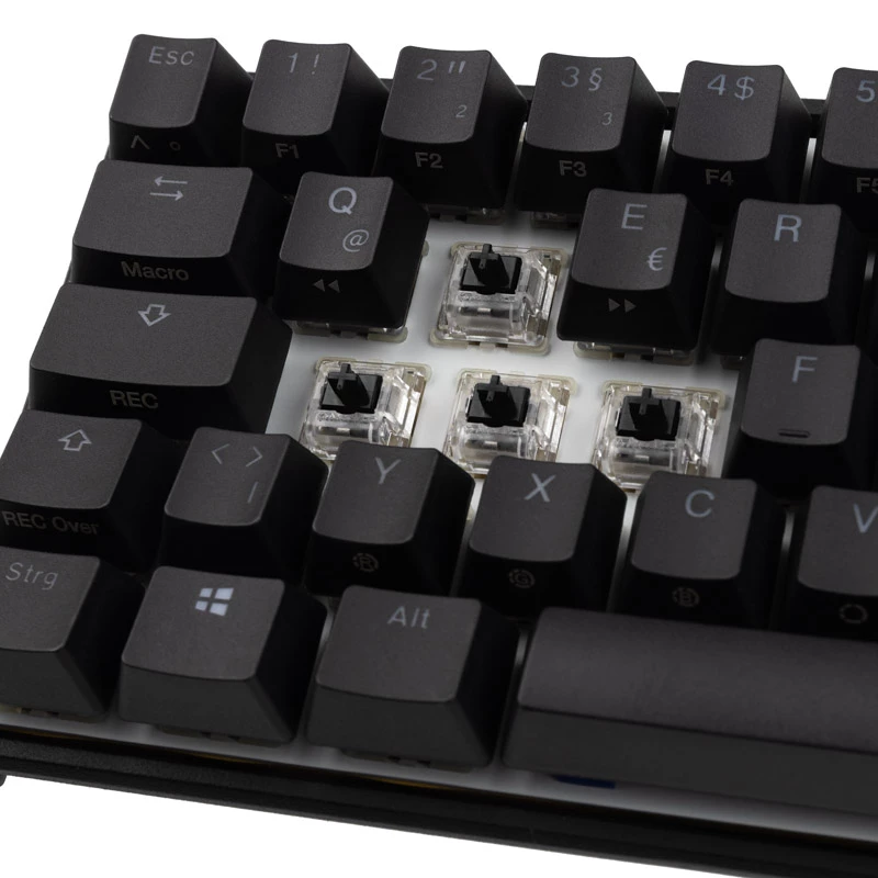 Teclado gaming Ducky Mecha Pro SF USB alemán negro