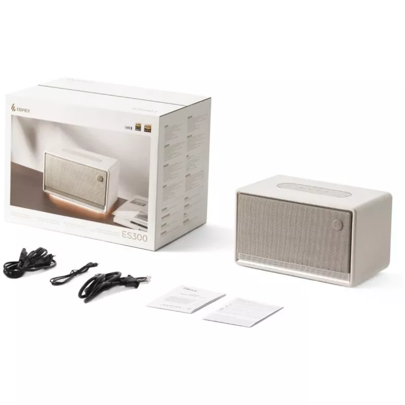 Edifier ES300 WLAN Bluetooth Marfil Retail - Altavoz (ES300-IV)