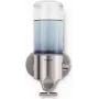 Dispensador con soporte de pared simplehuman 1 ud., acero inoxidable cepillado