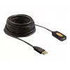 Cable USB DeLOCK 82446 USB 2.0 10 m Negro