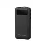 Batería externa RealPower PB-10000 Plus 10.000 mAh 20 W 2×USB-A 1×USB-C negra
