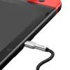 Cable USB‑C a USB‑C Baseus Cafule Metal — 2 m, 100W de potencia de carga, USB 2.0 (480 Mbit/s), contactos galvanizados, negro