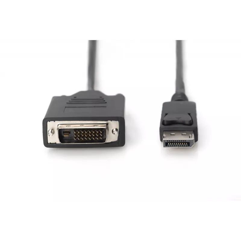 ASM AK-340301-030-S ASSMANN Cable Displayport 1.1a con bloqueo Type DP/DVI-D (24+1) M/M Negro 3m