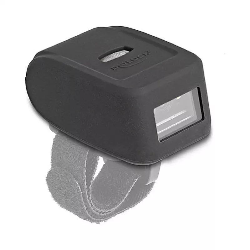 Funda protectora DeLOCK 90508 para escáner de anillo negra silicona
