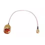 Cable pigtail de antena Extralink PIGTAIL RP-SMA/N-MALE MIMOSA, RP-SMA (hembra con pin) a conector N, 1 m