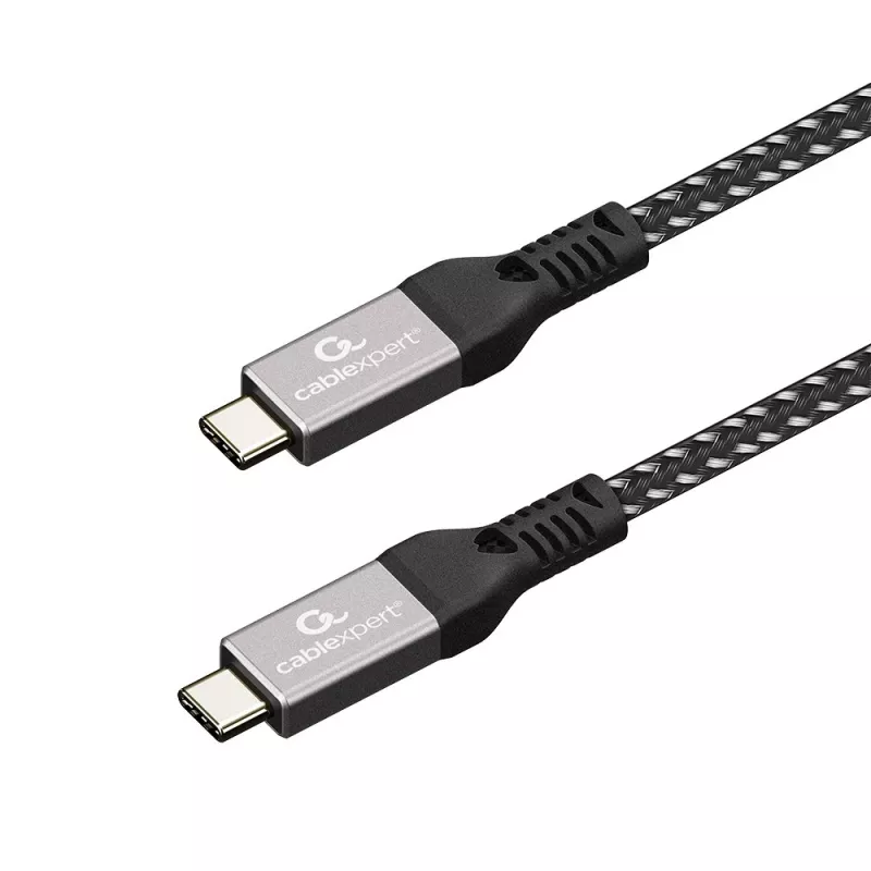Cable USB-C a USB-C GEMBIRD CCBP-USB4-CMCM240 1,5 m, USB4 Gen 3x2, 40 Gbit/s, 240 W, negro