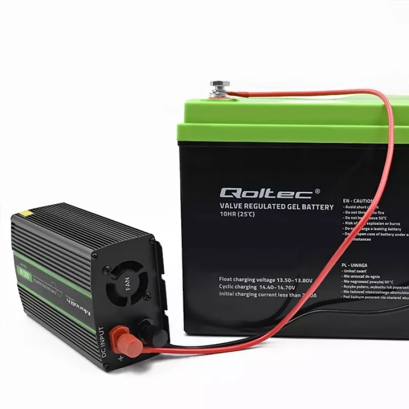 Convertidor de tensión para coche Qoltec Monolith 600 W 12 V